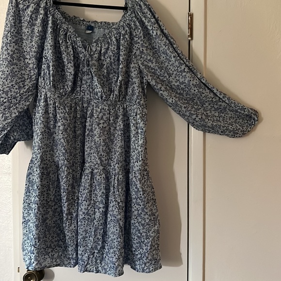 flower blue dress - Picture 3 of 3